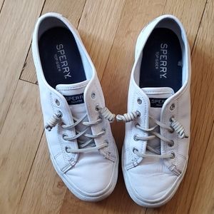 Sperry white sneakers